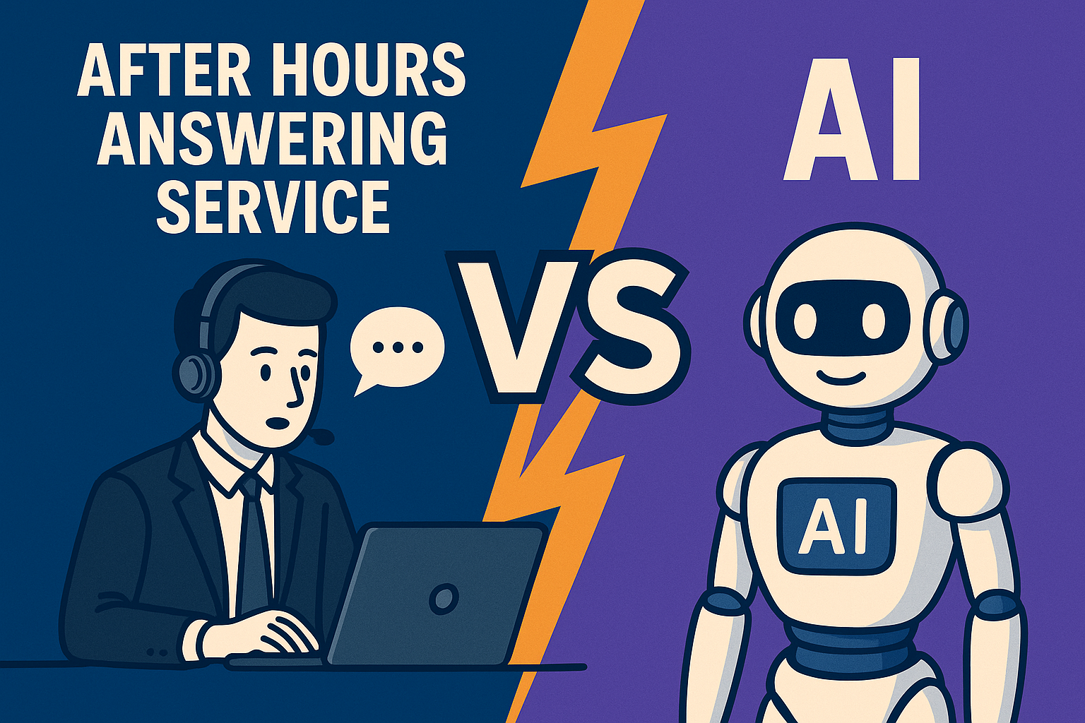 After Hours Answering Service vs AI: Which is Better for Small Business in 2025?