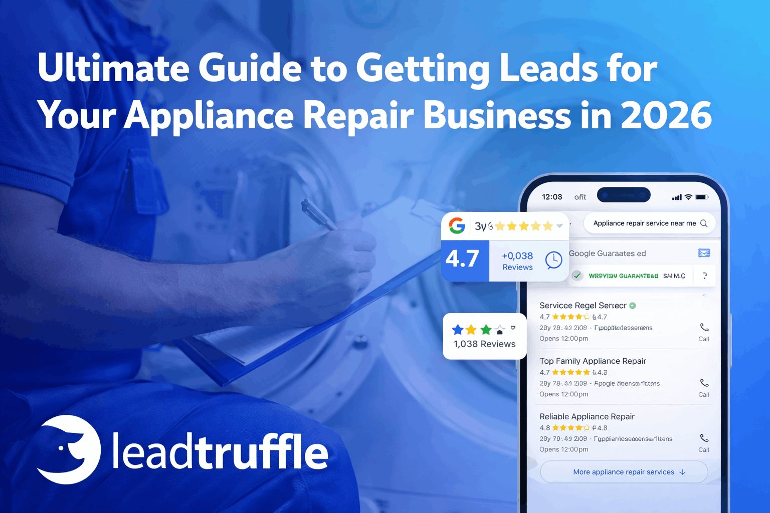 Appliance Repair Lead Generation: The Complete Guide for 2026