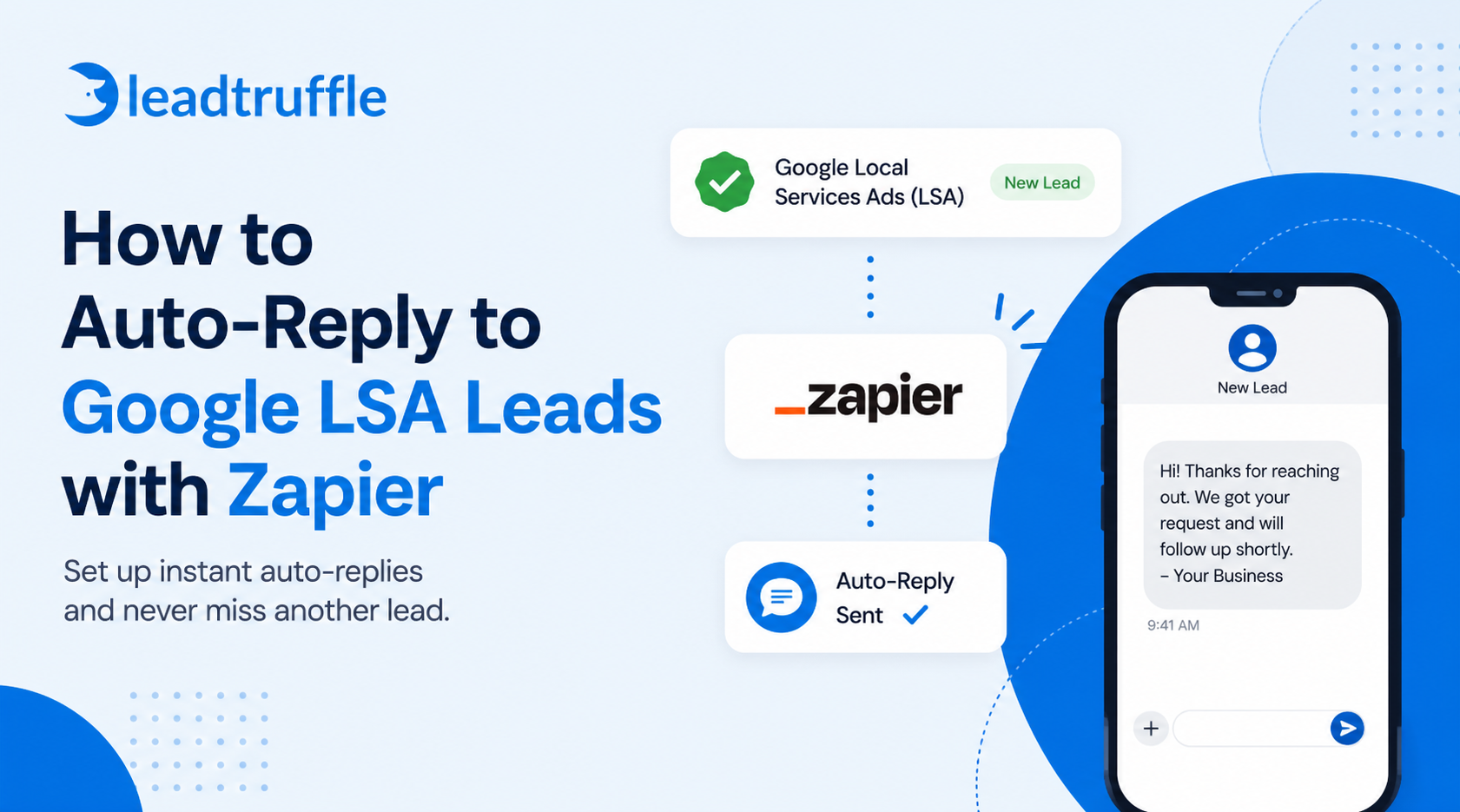 How to Auto-Reply to Google LSA Leads with Zapier